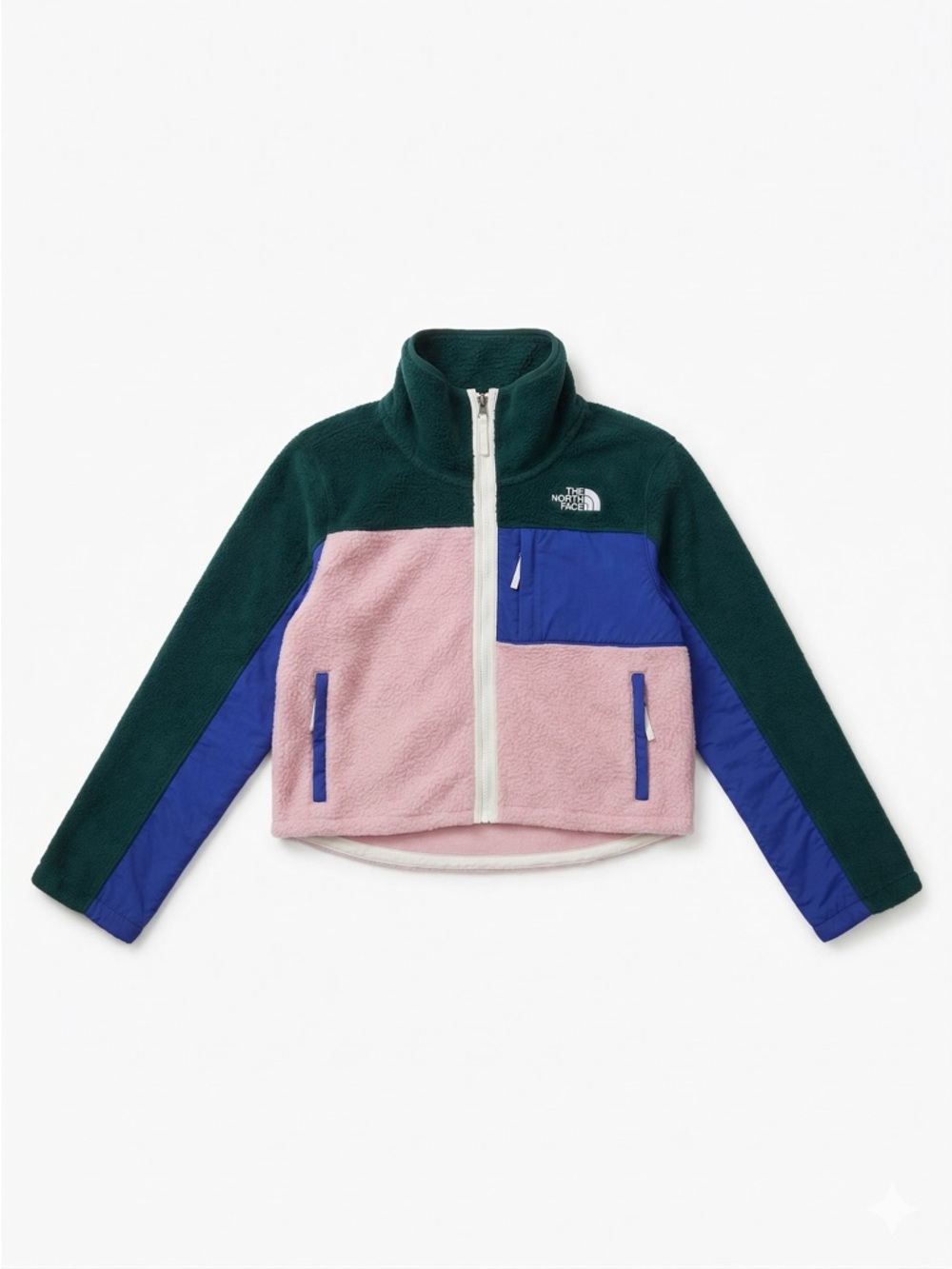 The North Face Girls’ Size 10 Color-block Mashup Fleece Jacket